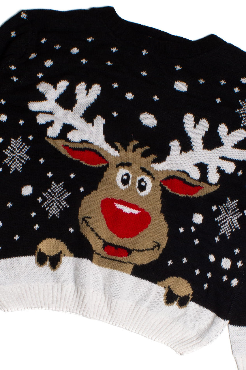 Black Ugly Christmas Pullover 61024