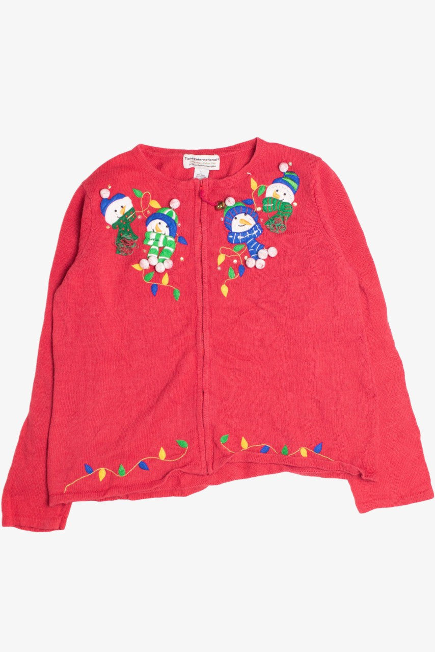 Red Ugly Christmas Cardigan 61028