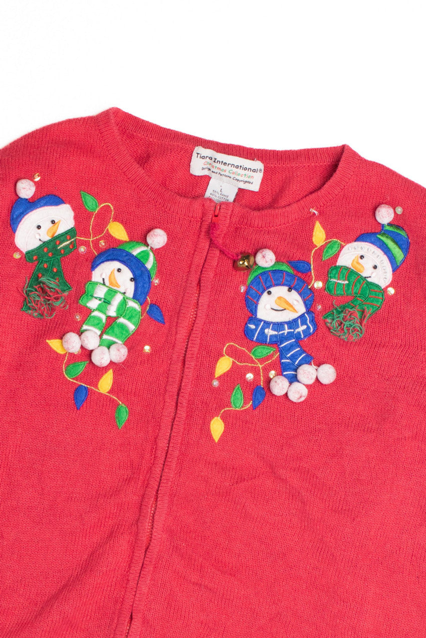 Red Ugly Christmas Cardigan 61028