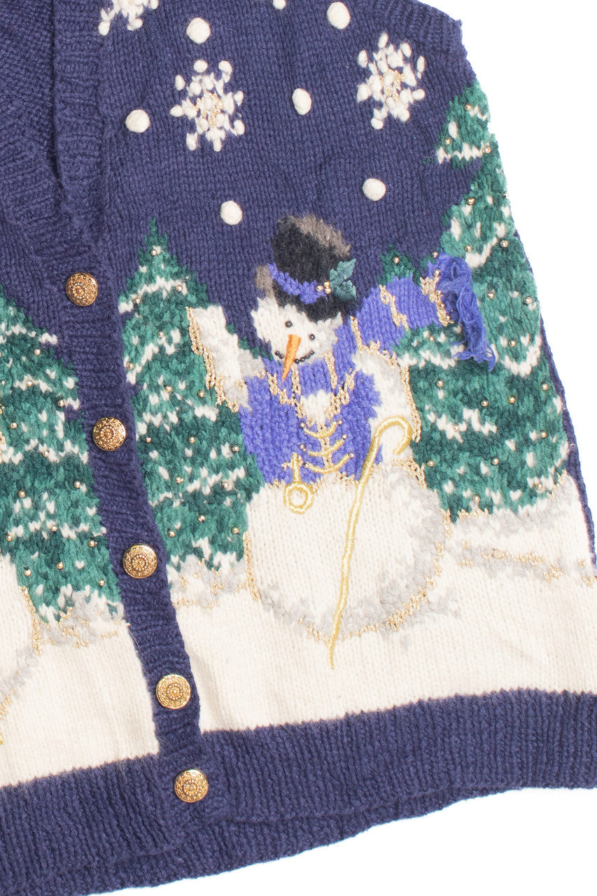 Blue Ugly Christmas Vest 61032
