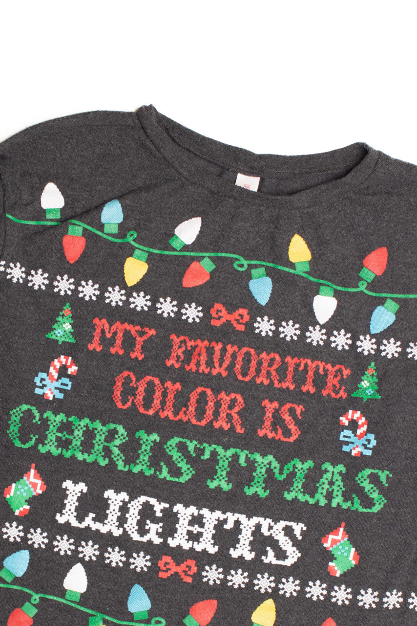 Ugly Grey Christmas Pullover 61036