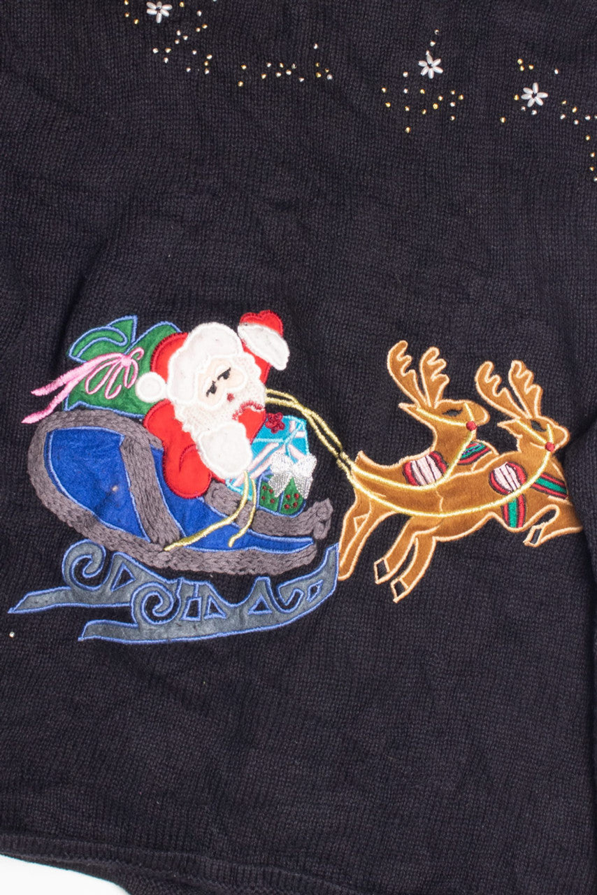 Black Ugly Christmas Cardigan 61039