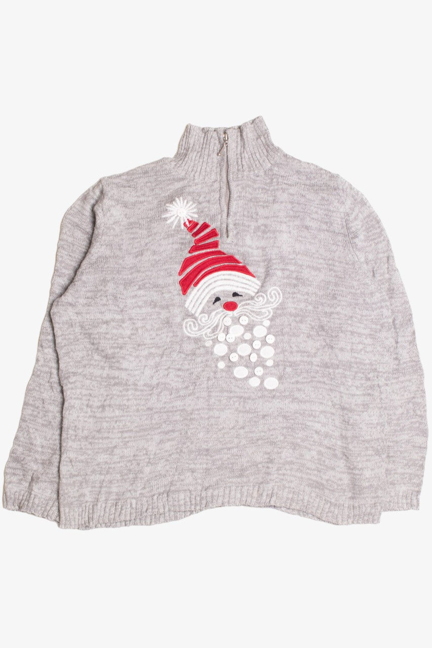 Ugly Grey Christmas Pullover 61041