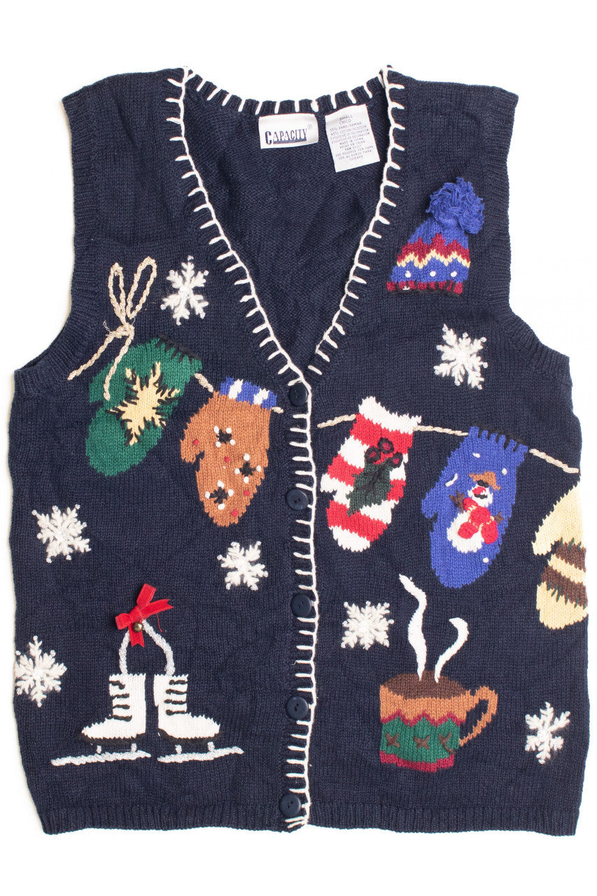 Blue Ugly Christmas Vest 61051