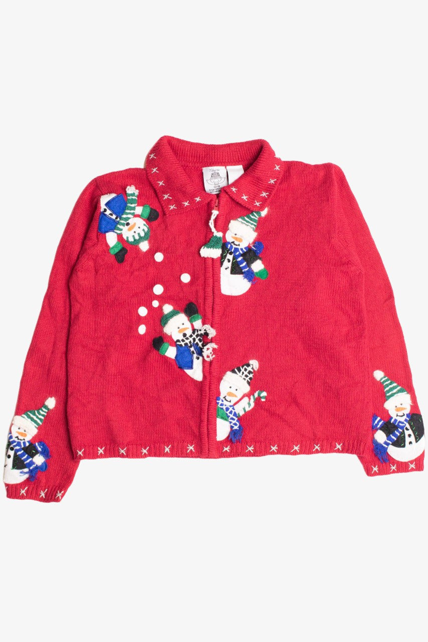 Red Ugly Christmas Cardigan 61058