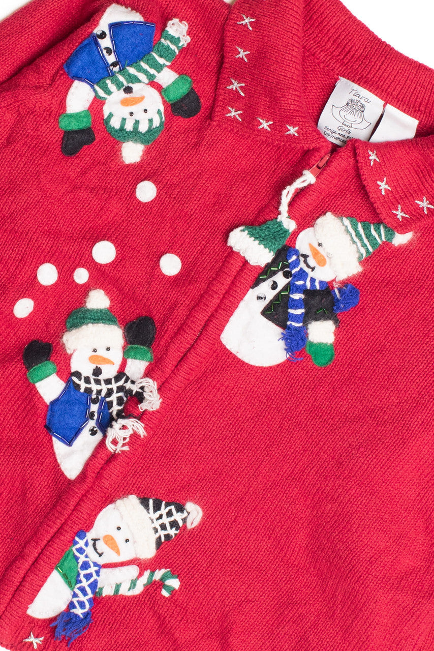 Red Ugly Christmas Cardigan 61058