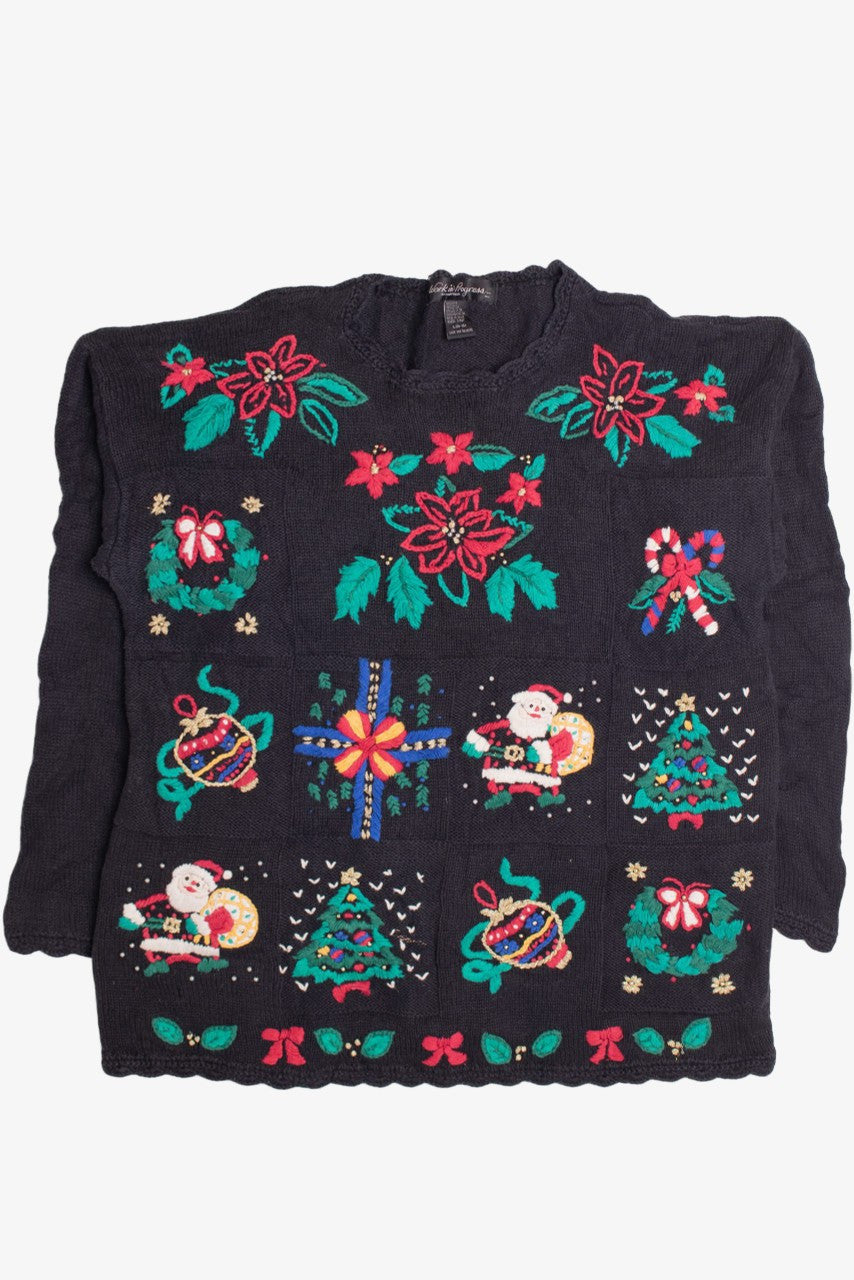 Black Ugly Christmas Pullover 61073