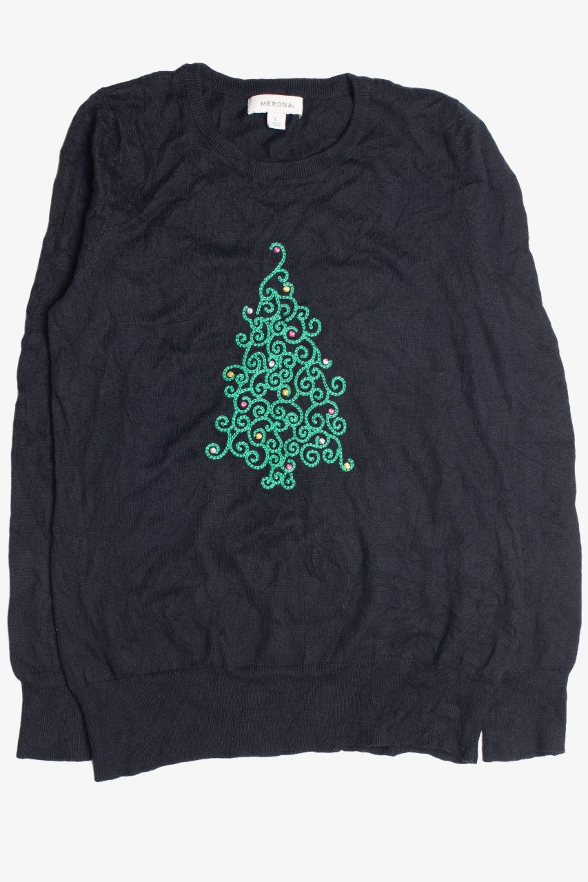 Black Ugly Christmas Pullover 61078