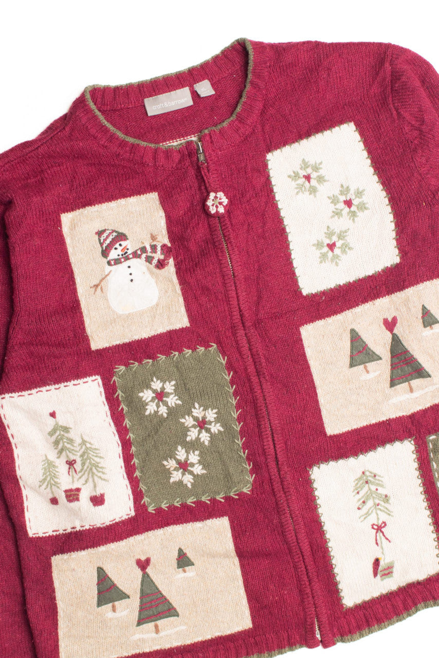 Red Ugly Christmas Cardigan 61117