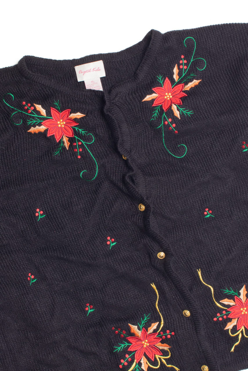 Black Ugly Christmas Cardigan 61118