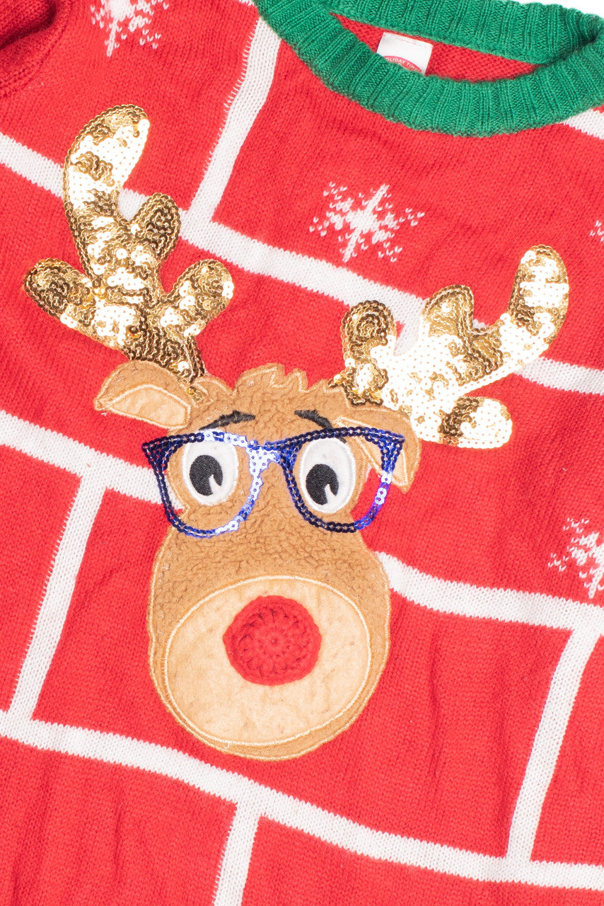 Red Ugly Christmas Pullover 61131