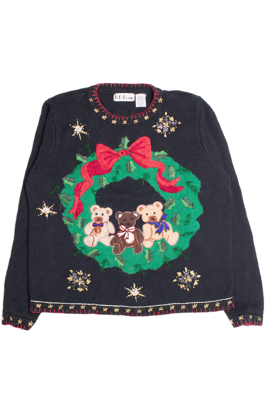 Black Ugly Christmas Pullover 61134