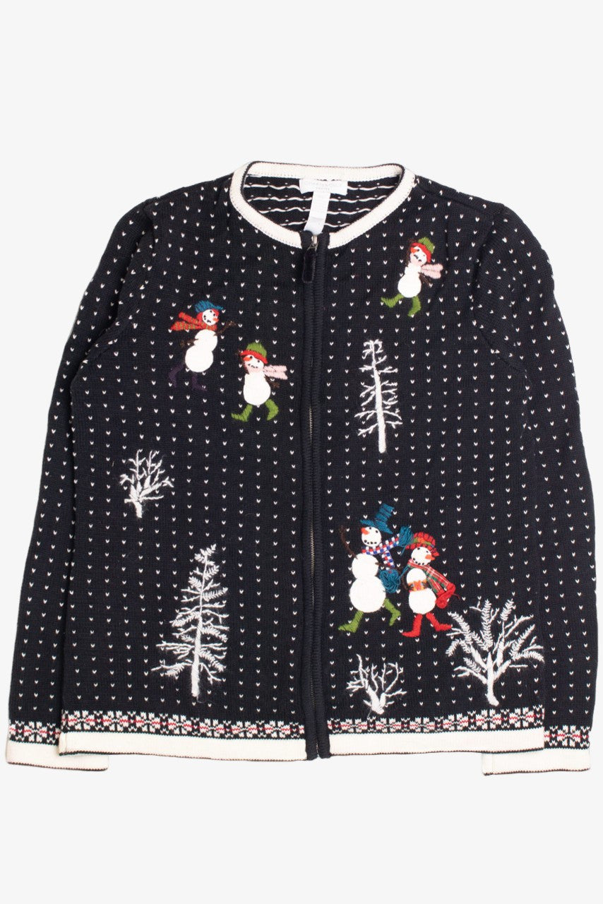 Black Ugly Christmas Cardigan 61151