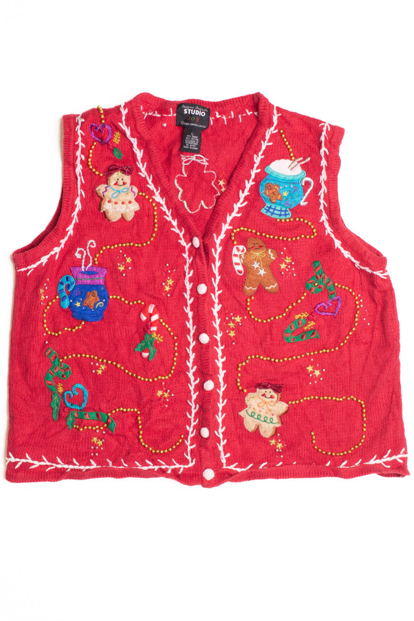 Red Ugly Christmas Vest 61166