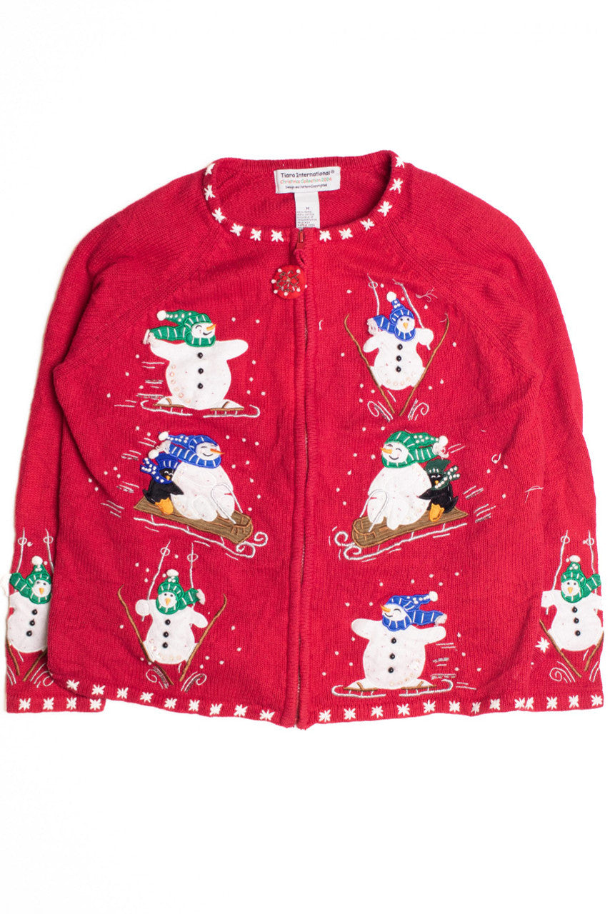 Red Ugly Christmas Cardigan 61173