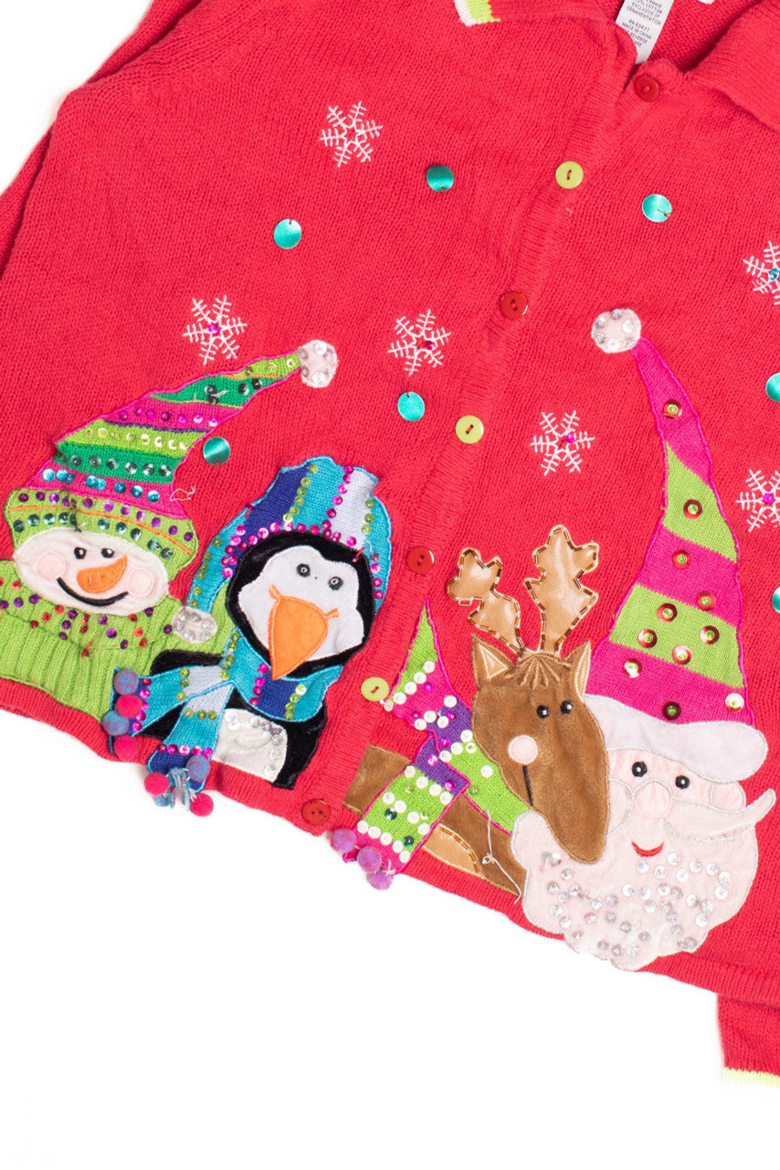 Red Ugly Christmas Cardigan 61191