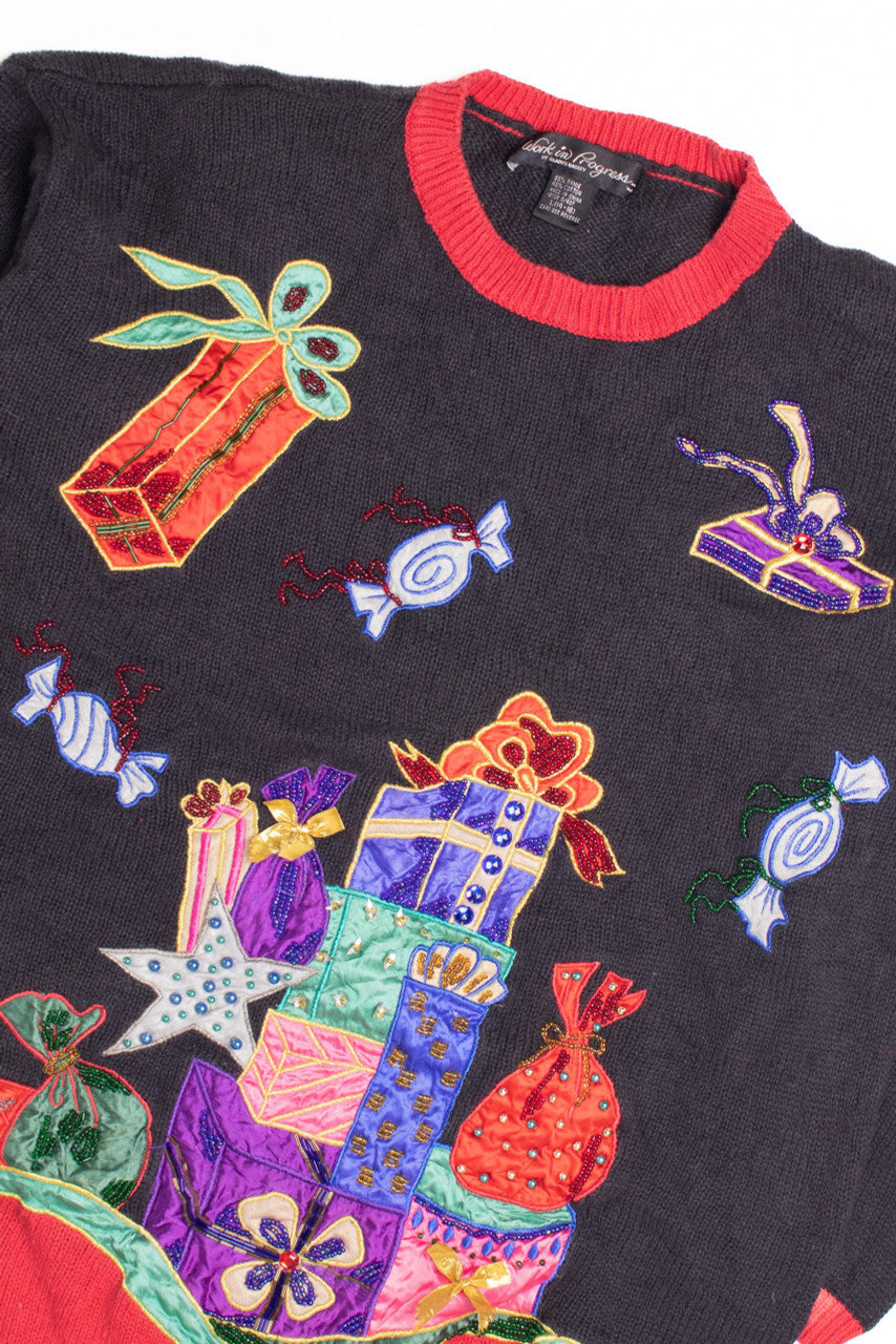 Black Ugly Christmas Pullover 61200