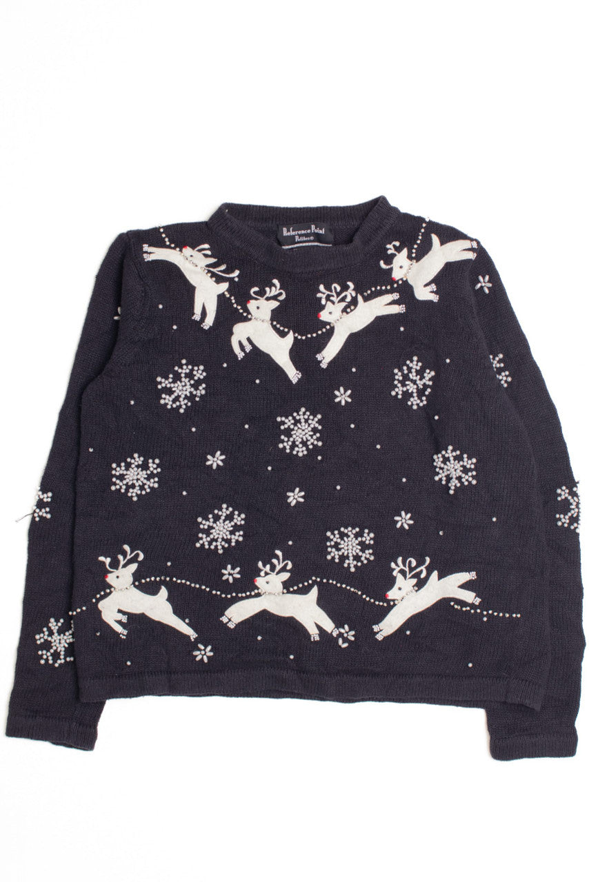 Black Ugly Christmas Pullover 61204