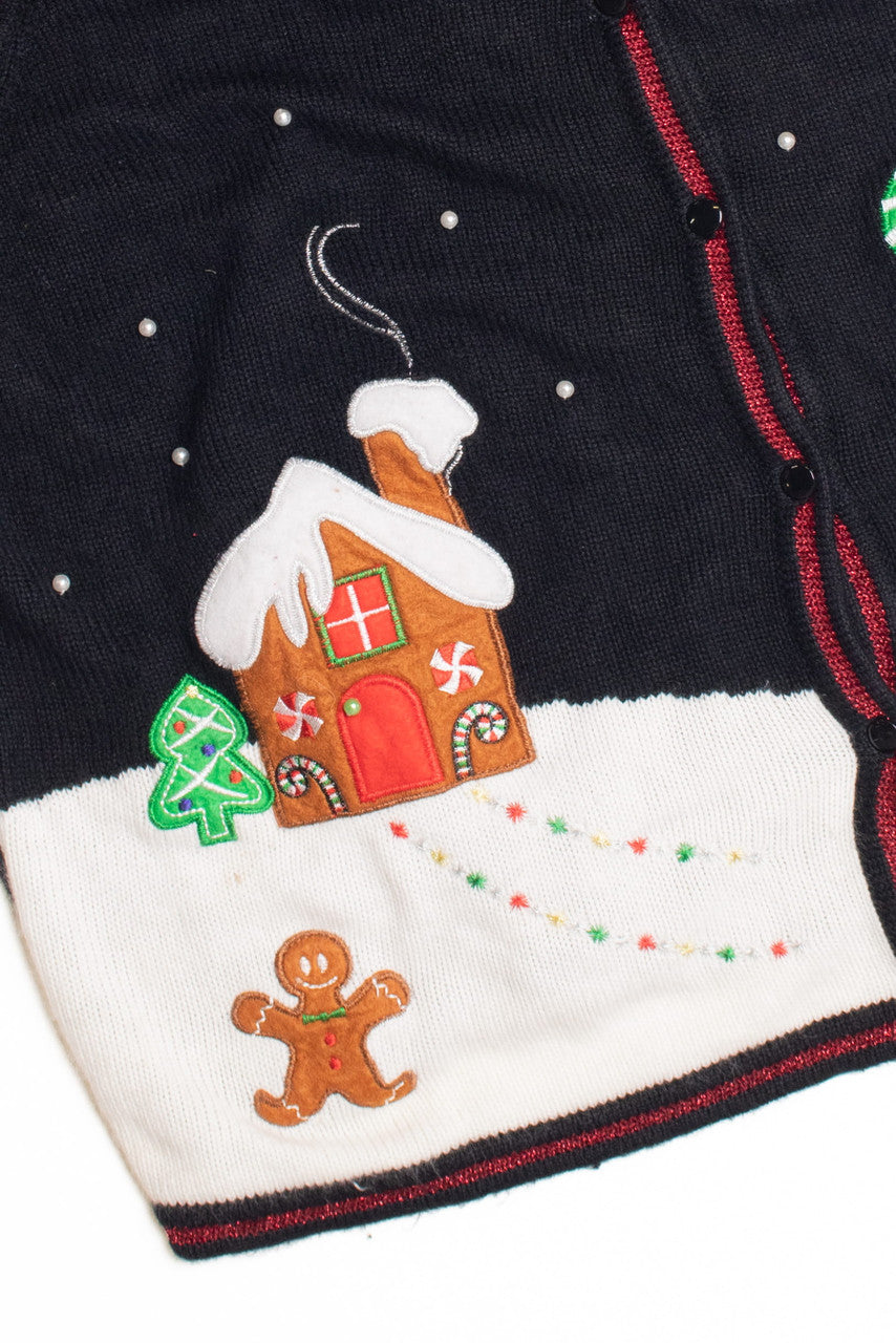 Black Ugly Christmas Vest 61245
