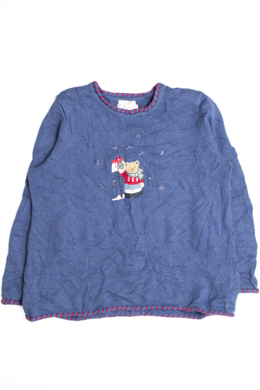 Blue Ugly Christmas Pullover 61270