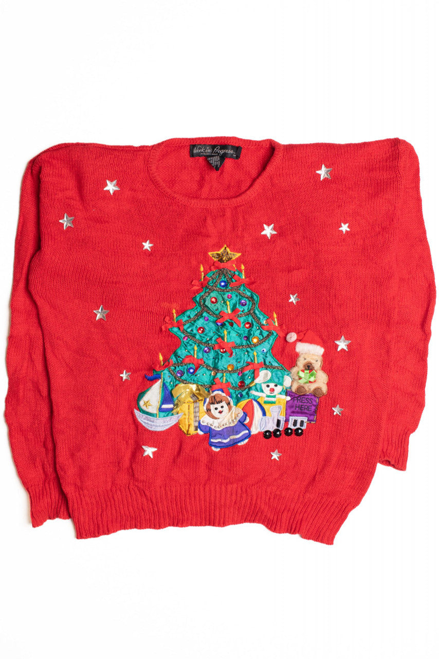 Red Ugly Christmas Pullover 61275