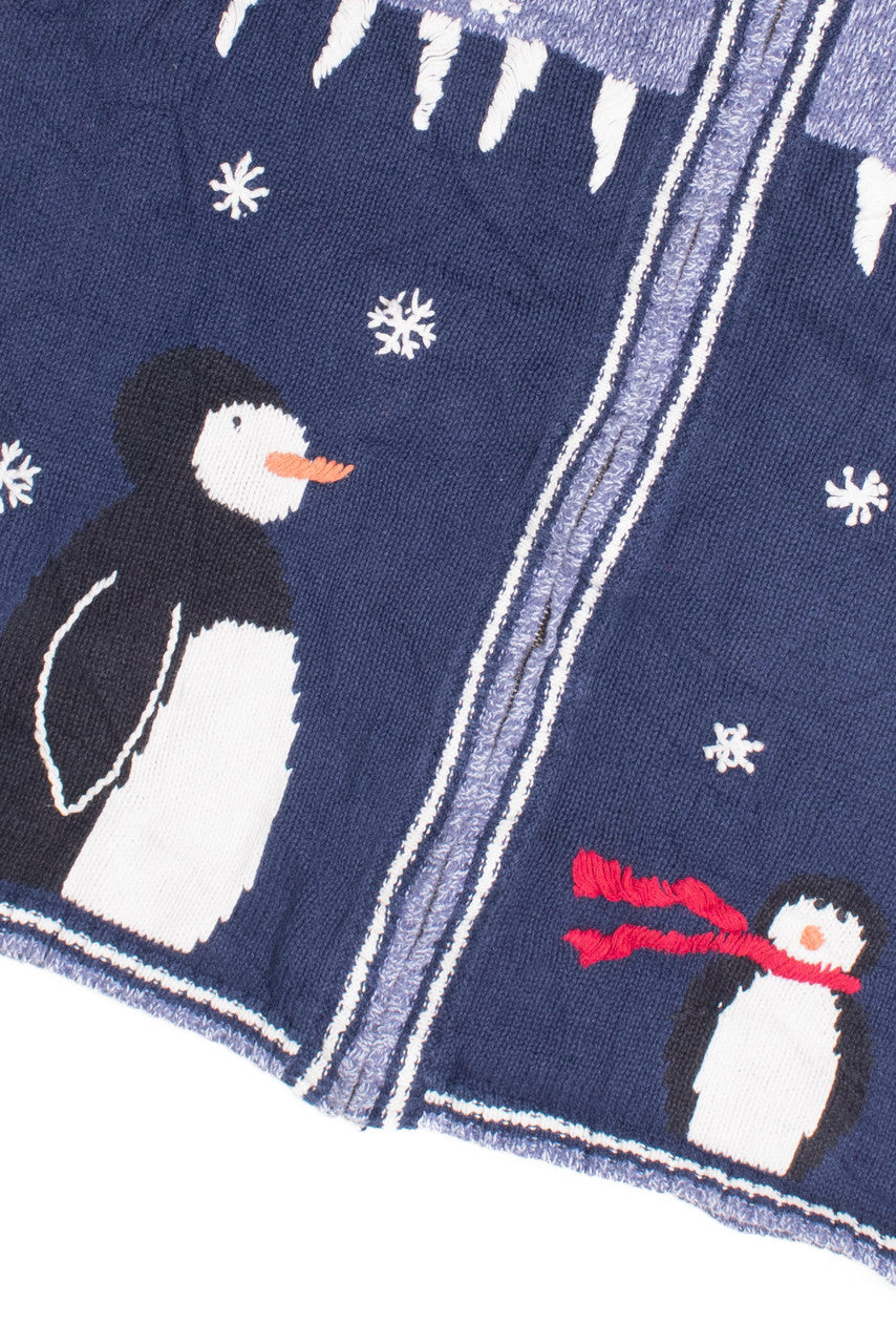 Blue Ugly Christmas Cardigan 61283