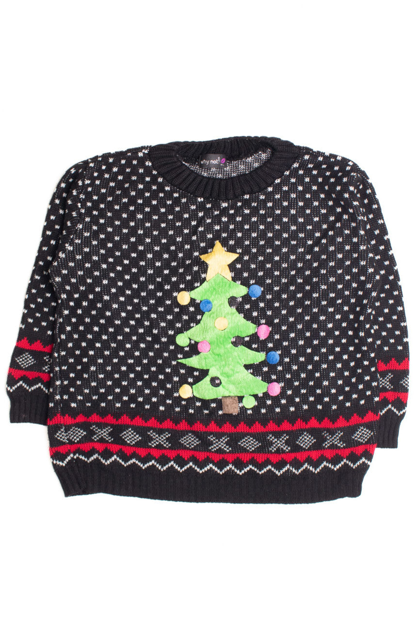 Black Ugly Christmas Pullover 61284