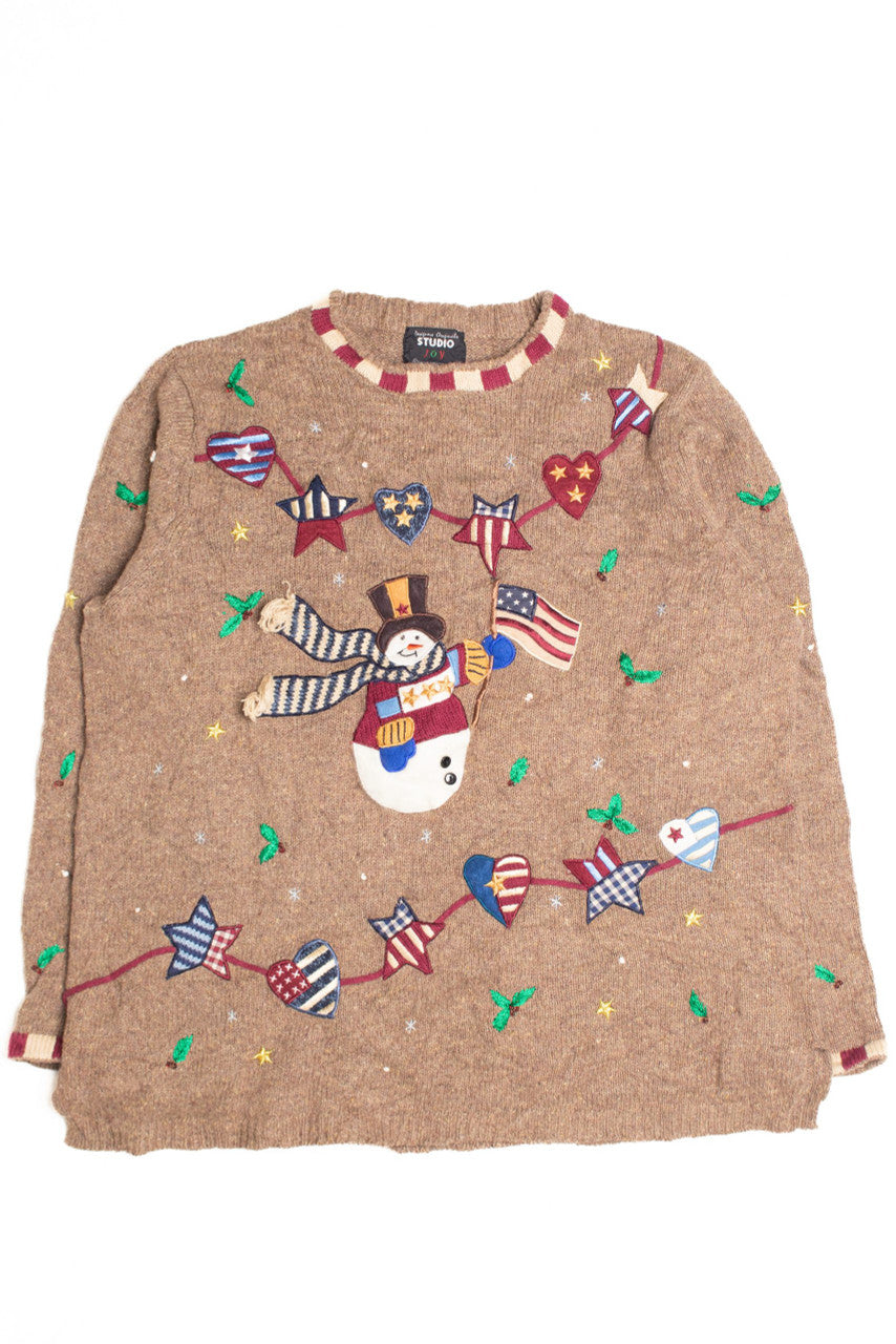 Brown Ugly Christmas Pullover 61293