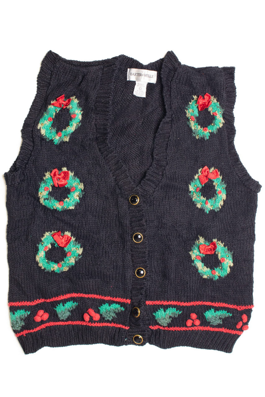 Black Ugly Christmas Vest 61298