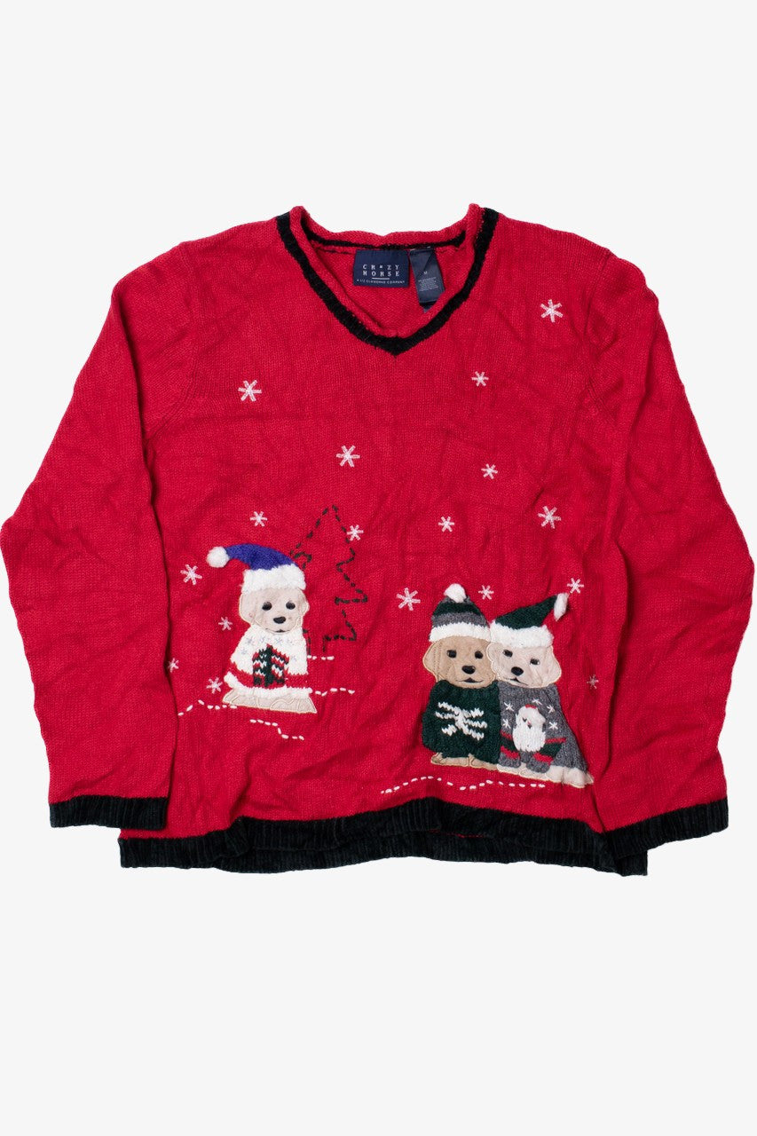Santa Sweater Bears Ugly Christmas Pullover 61369