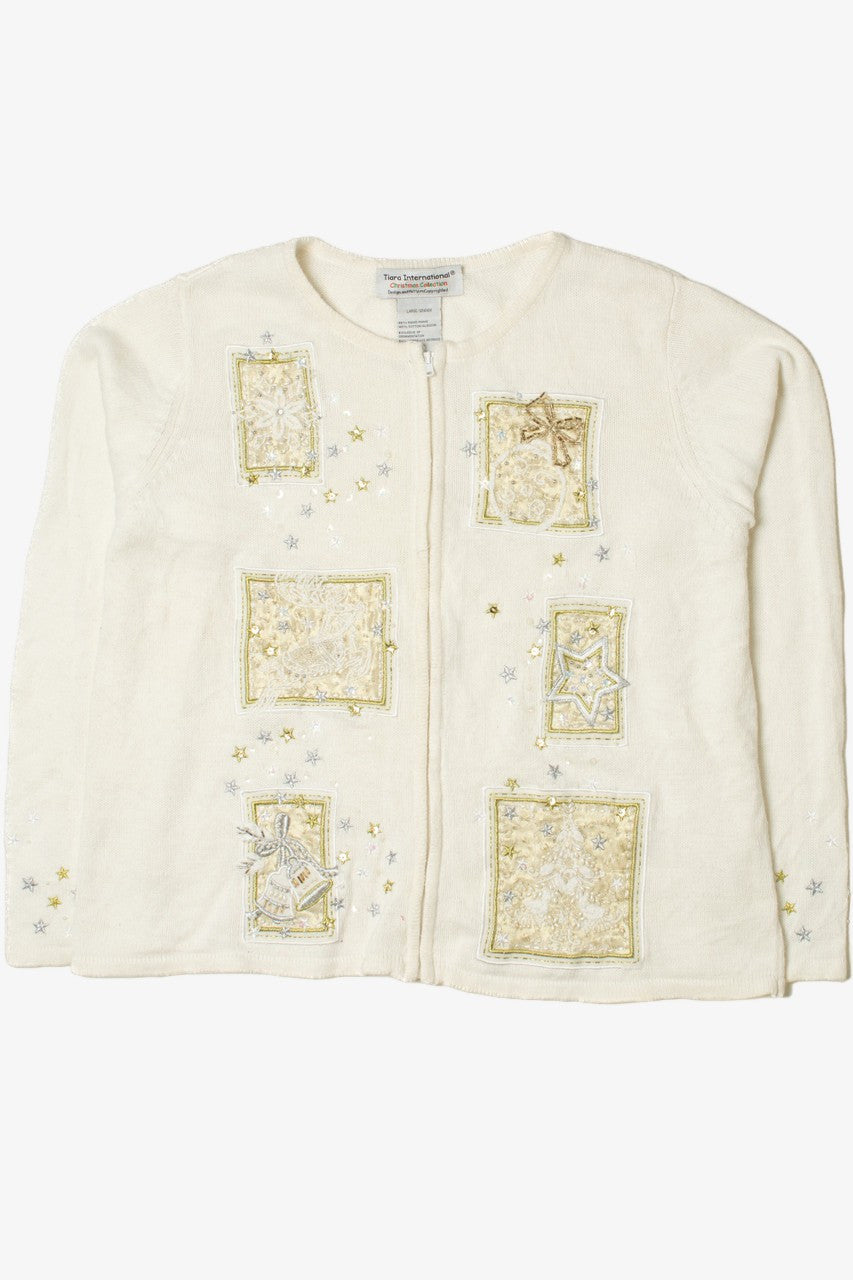 Ugly Christmas Zip-Up Cardigan 61397