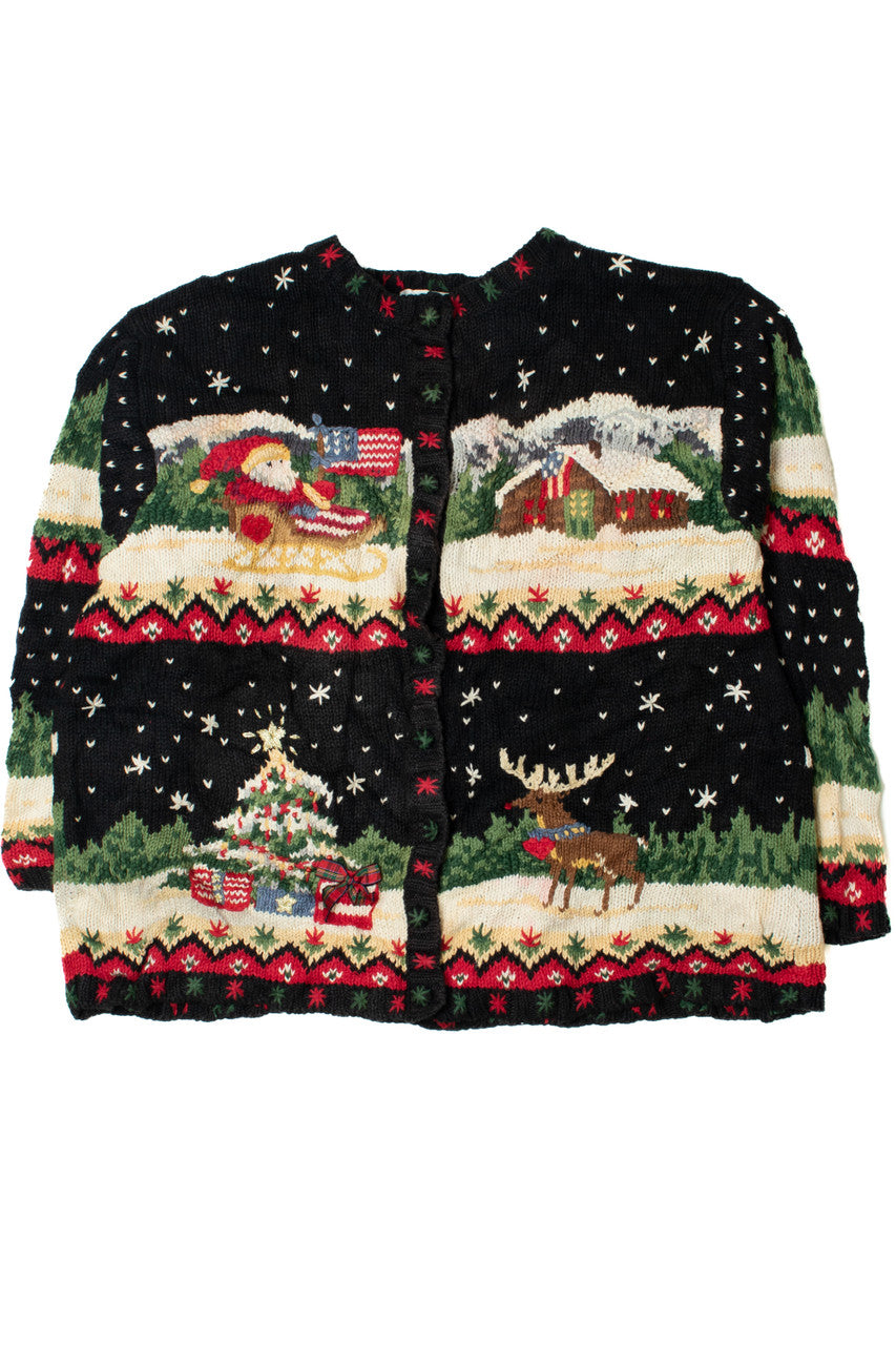 Americana Ugly Christmas Cardigan 61409