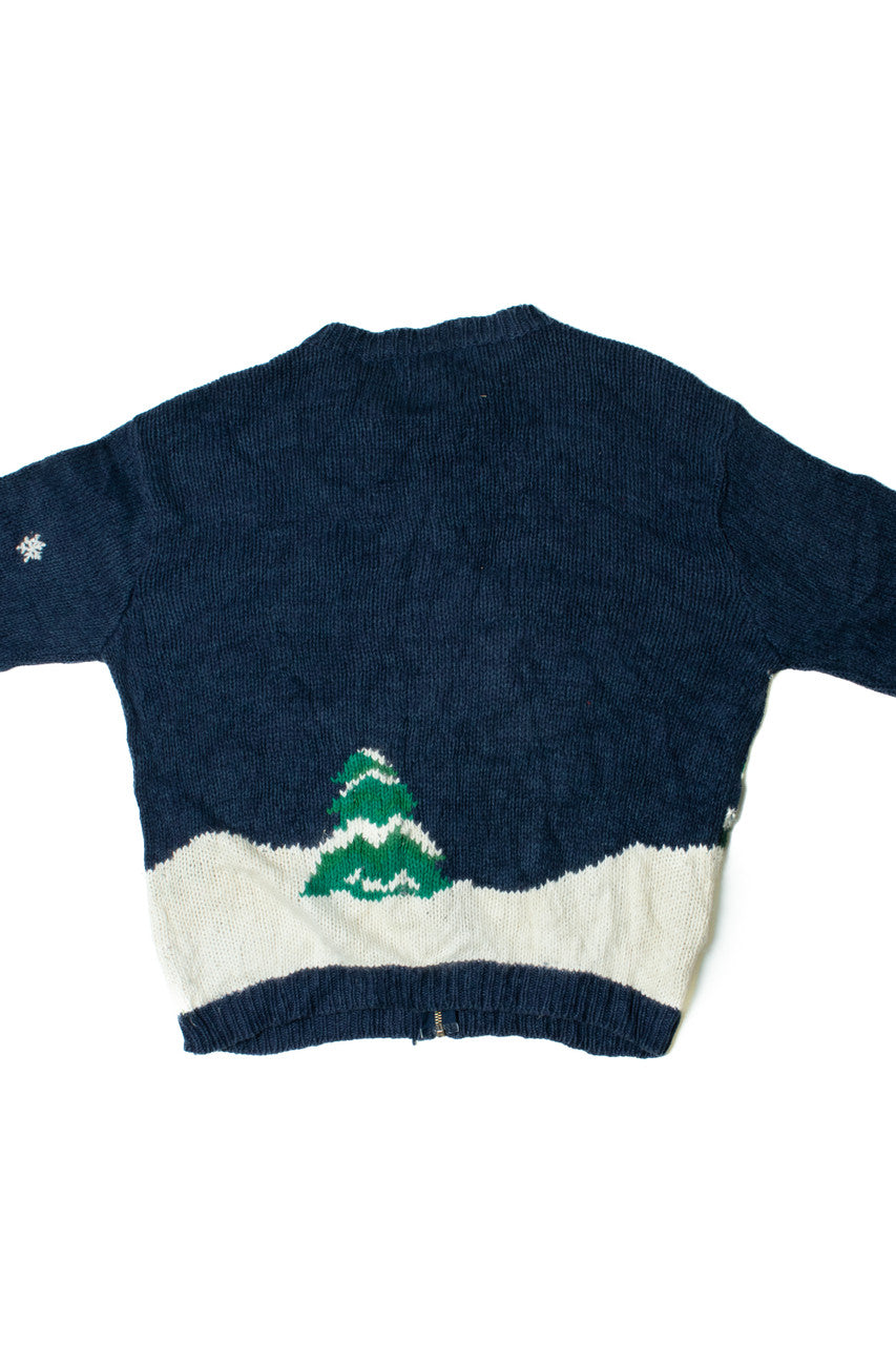 "North Woods" Playful Snowmen Ugly Christmas Cardigan 61430