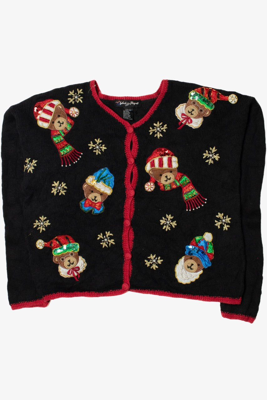 Winter Bears Ugly Christmas Cardigan 61469