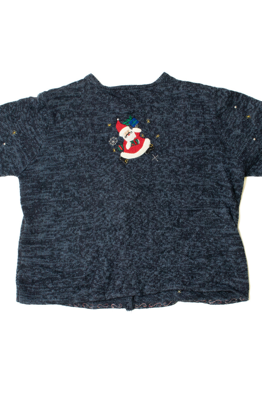 Gleeful Santa Ugly Christmas Cardigan 61478