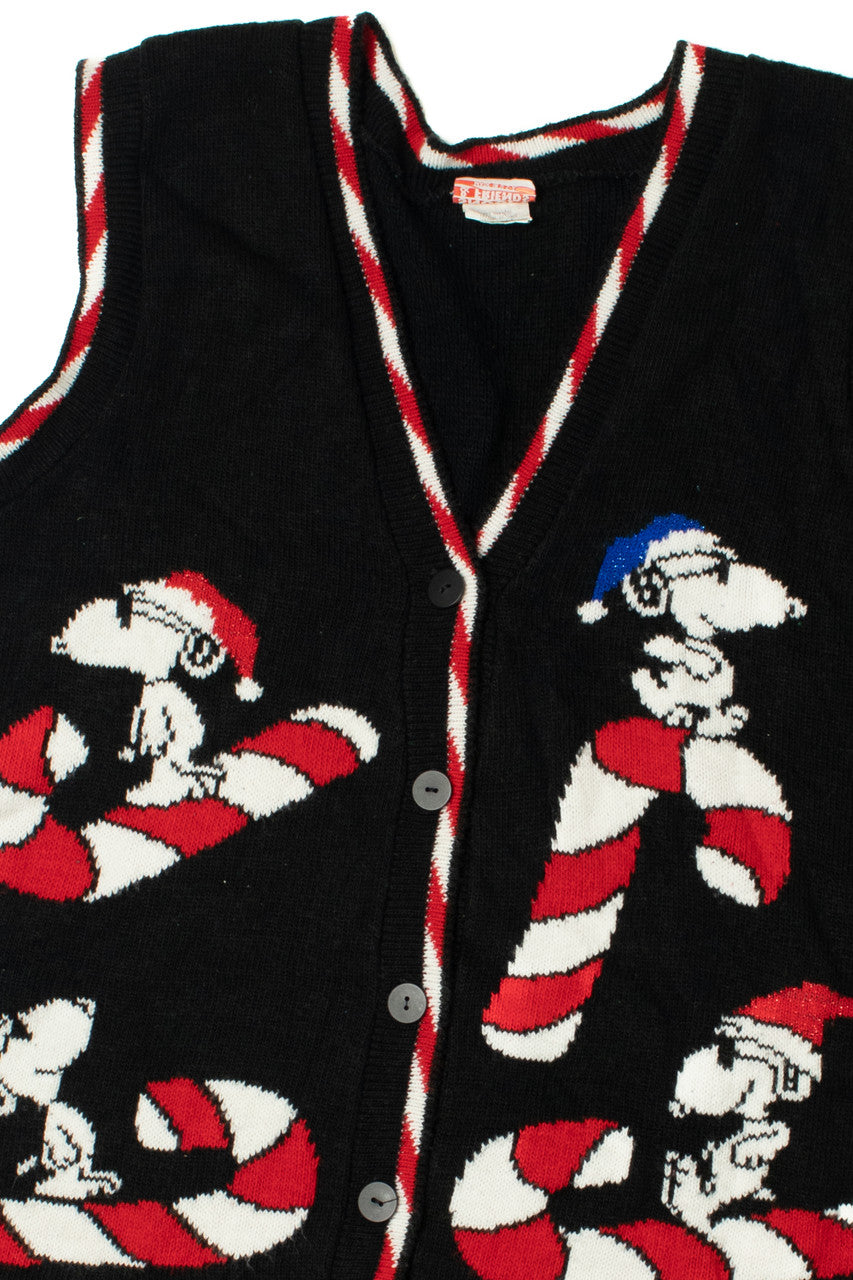 Vintage Snoopy Ugly Christmas Sweater Vest 61493