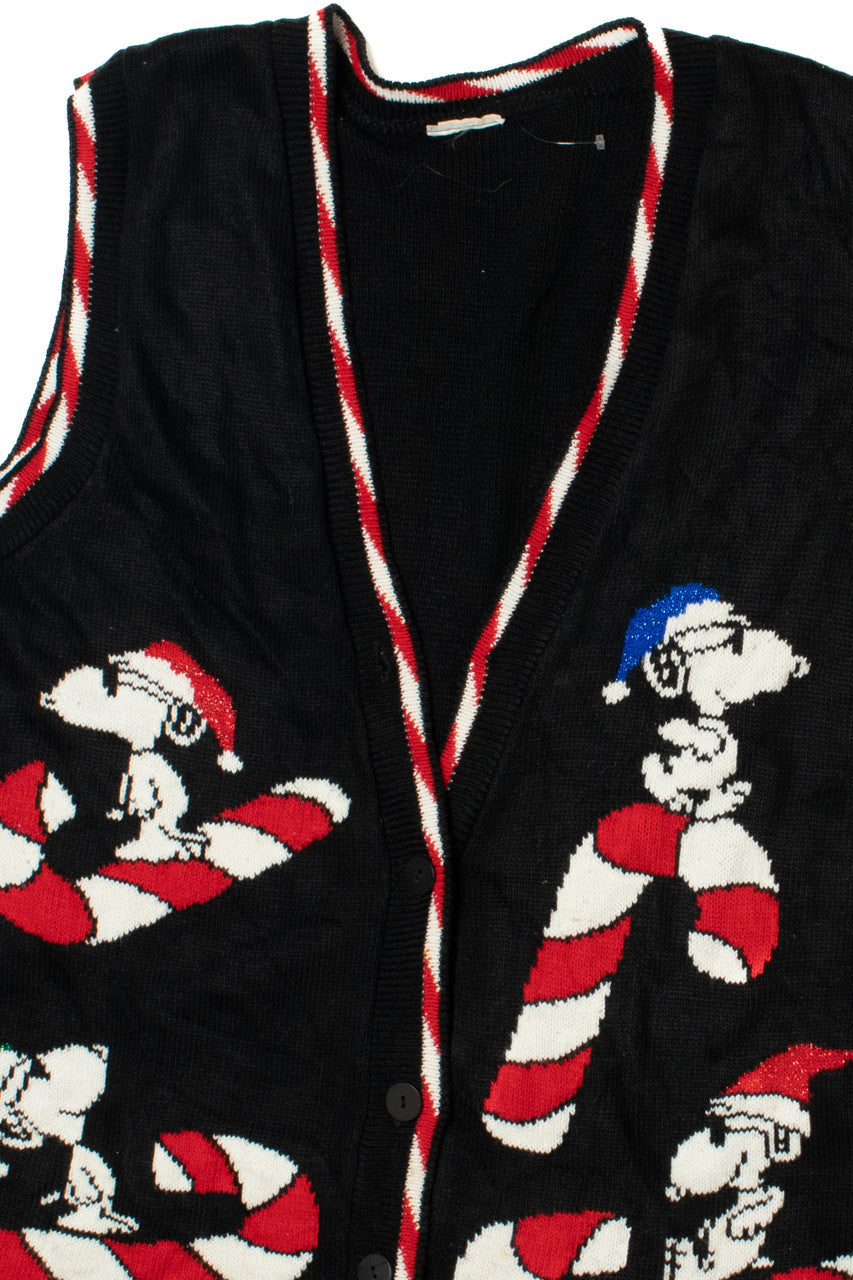 Vintage Snoopy Ugly Christmas Sweater Vest 61495