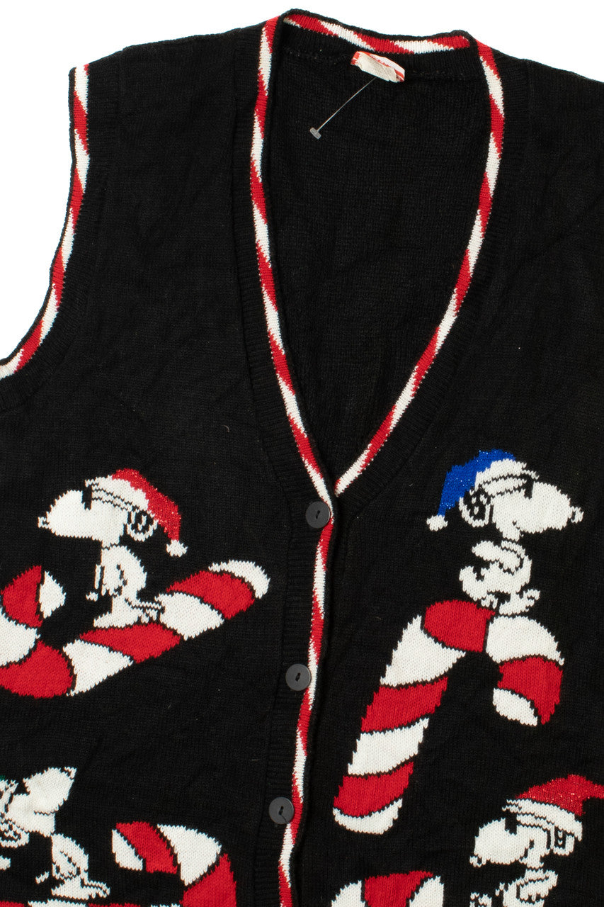 Vintage Snoopy Ugly Christmas Sweater Vest 61496
