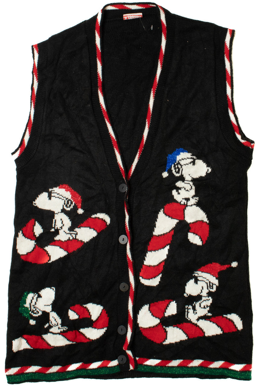 Vintage Snoopy Ugly Christmas Sweater Vest 61497