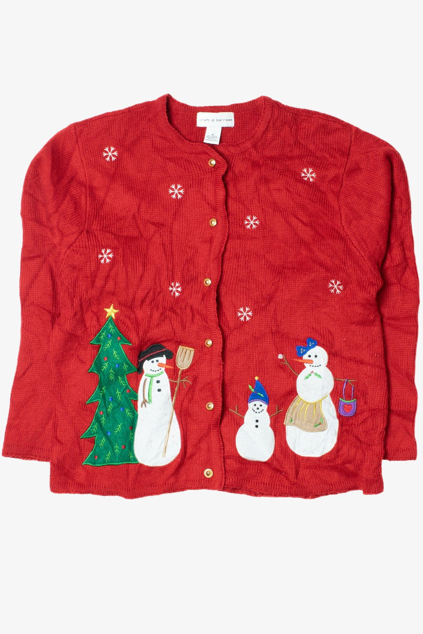 Snowmen Ugly Christmas Cardigan 61522