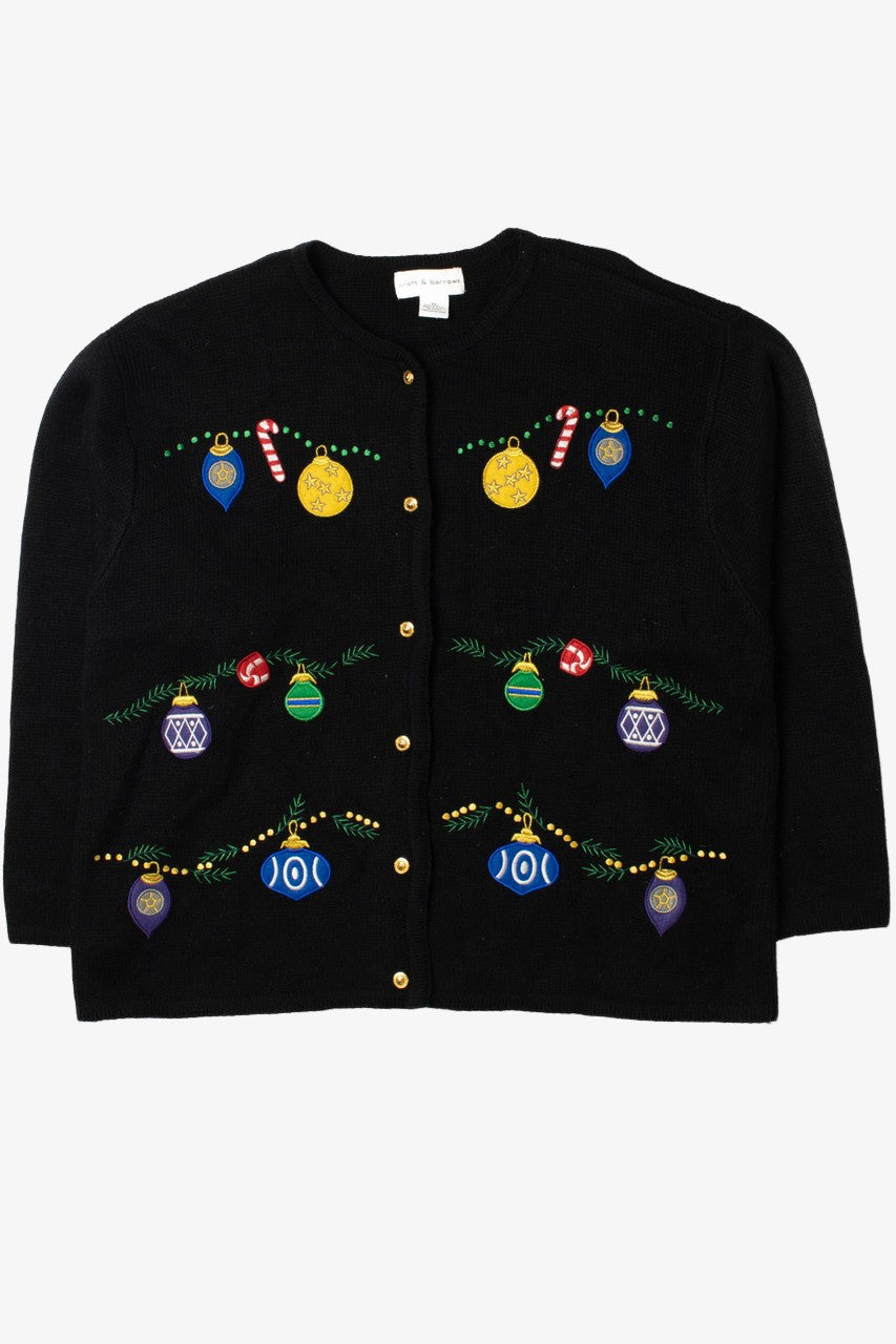 Ornament Garlands Ugly Christmas Cardigan 61535