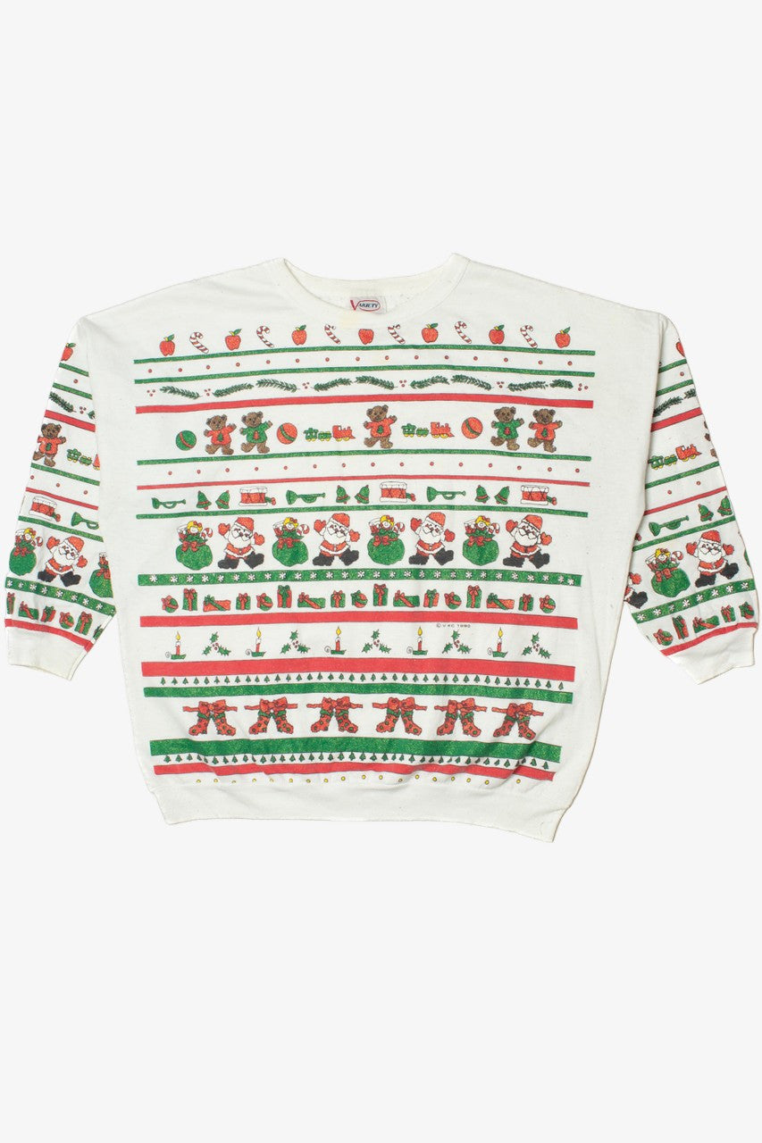 Vintage 1990 Ugly Christmas Sweatshirt 61642