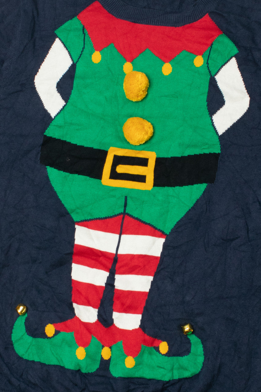 Elf Outfit Ugly Christmas Pullover 61680