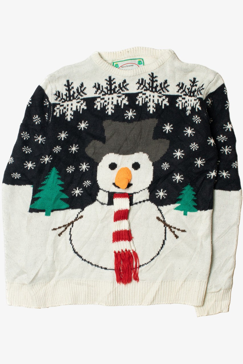 3-D Snowman Ugly Christmas Pullover 61700