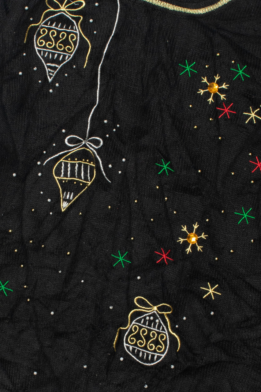 Ornaments & Snow Ugly Christmas Pullover 61707