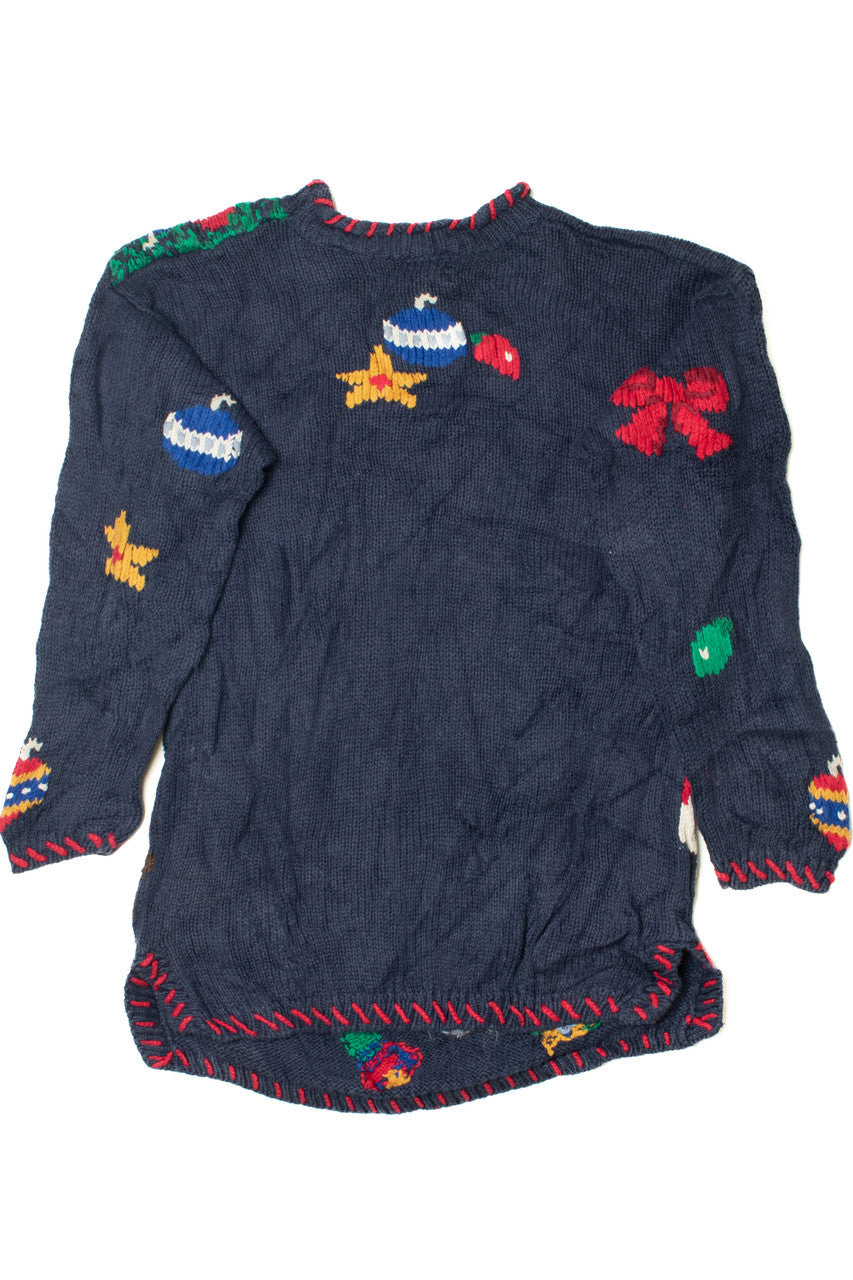 Vintage Bears Under The Tree Ugly Christmas Sweater