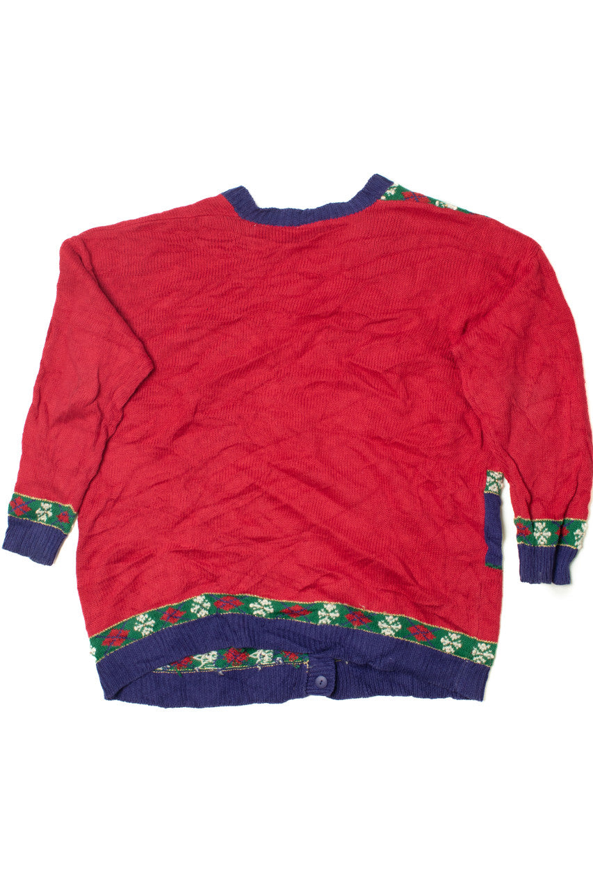 Vintage Winnie The Pooh Characters Disney Ugly Christmas Sweater