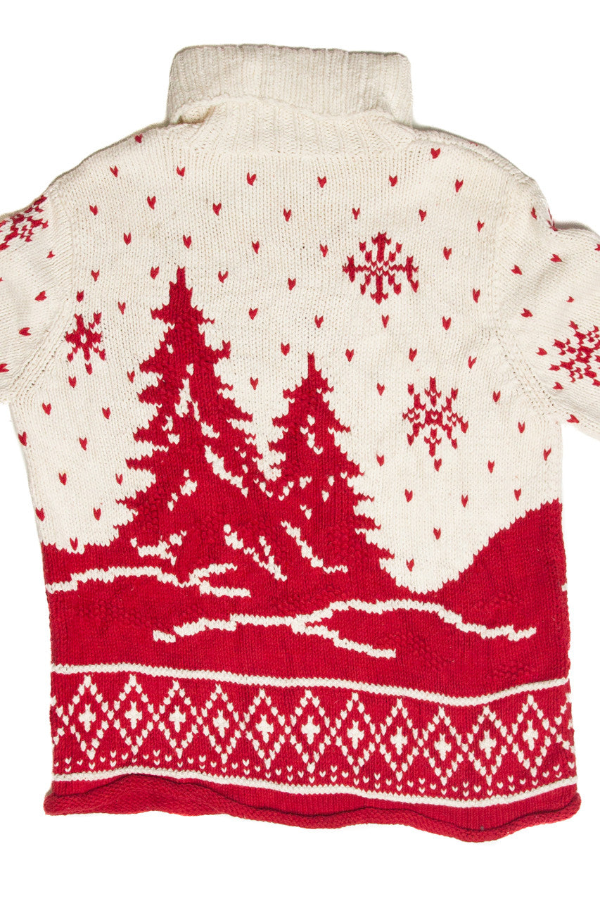 Vintage Red Ugly Christmas Pullover 61767