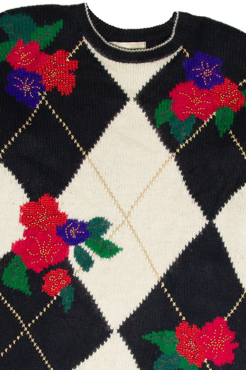 Vintage Black Ugly Christmas Pullover 61768