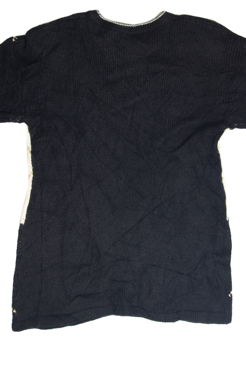 Vintage Black Ugly Christmas Pullover 61768